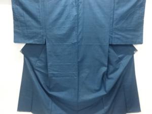 未使用品　抽象模様織り出し手織り紬男物着物アンサンブル